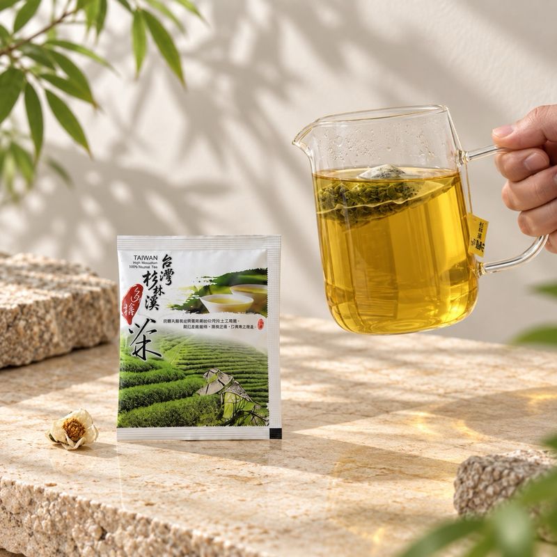 杉林溪烏龍茶平面速泡茶包 50入|輕焙火 商品照片 2