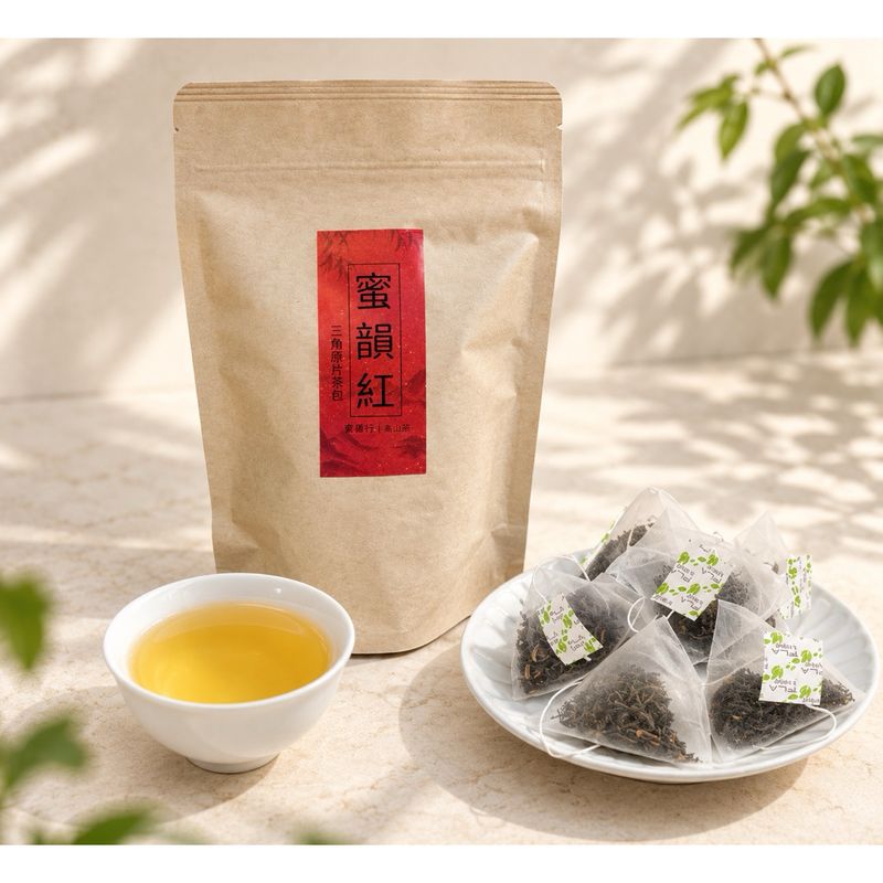 蜜韻紅｜蜜香紅茶三角茶包 20入　商品照片